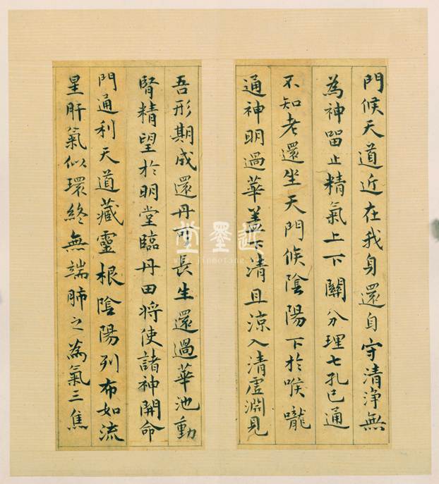 祝允明 小楷黃庭經冊