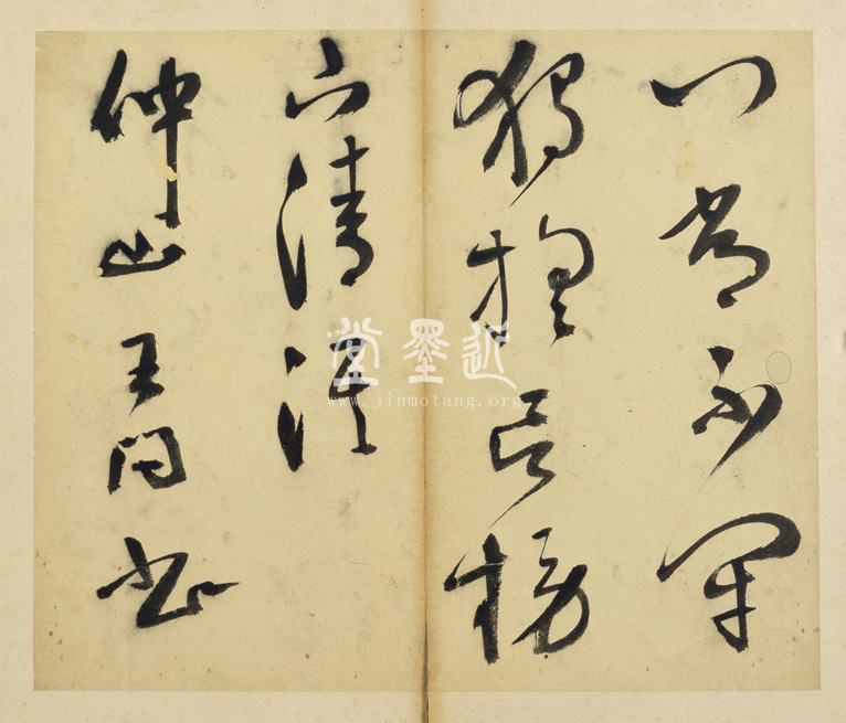 王問  草書七言詩贈雲望先生冊