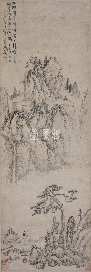 程邃　空山游居山水