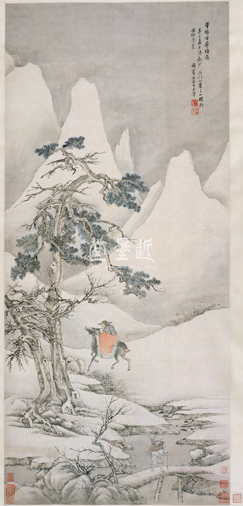 王翬倣李晞古尋梅圖